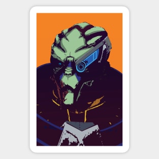 Portrait - Garrus Vakarian Sticker